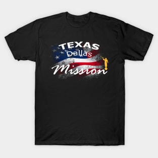 Texas Dallas Mormon LDS Mission Missionary Gift T-Shirt